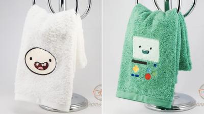 Who Would Ever Want To Dirty These Custom Adventure Time Hand Towels?