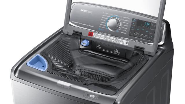 This Samsung Washer Has Its Own Built-in Sink For Pre-Treating Stains