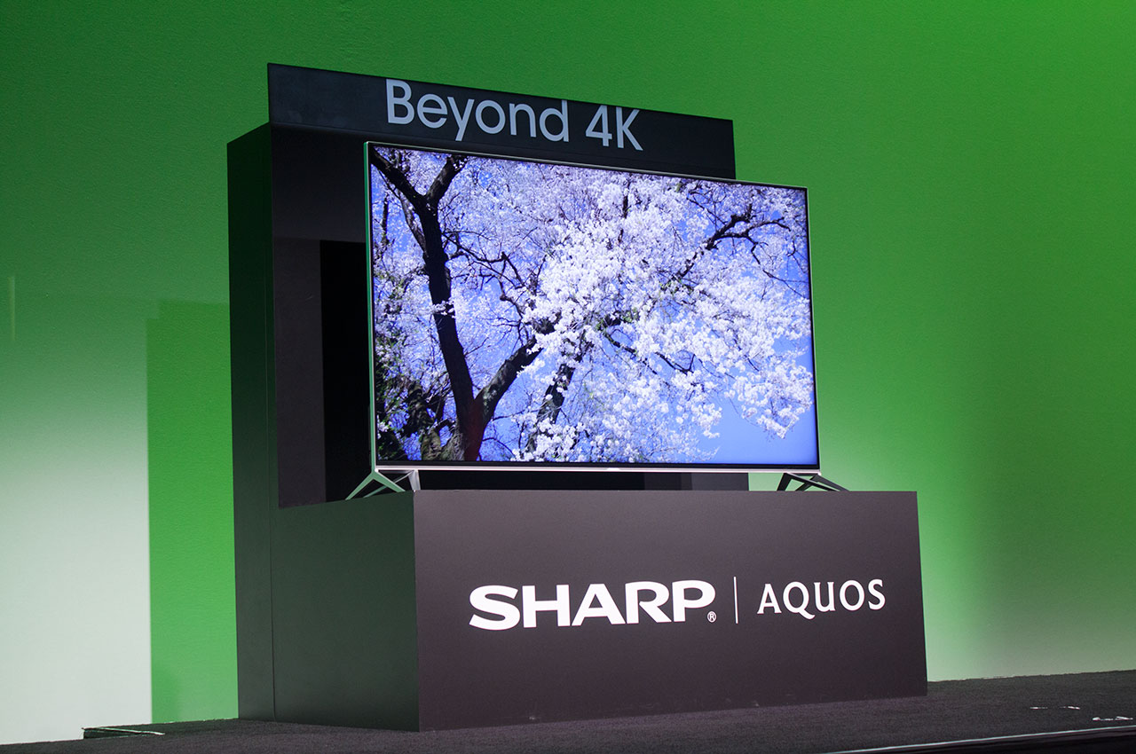 Sharp’s 80-Inch Beyond 4K Ultra HD TV Is Overstuffed With Pixels