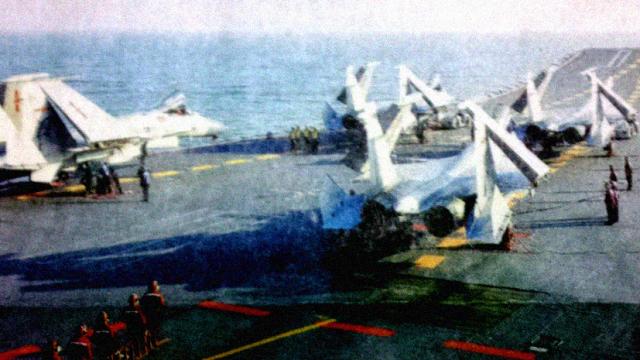 First Photo Of The Fully Operative Chinese Rivals To The US Navy F-18