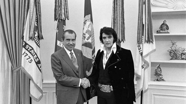 The Most Requested Photo In The US National Archives Is Of Nixon And Elvis