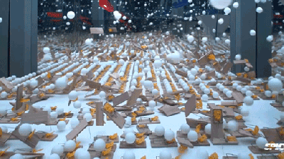 Watch Thousands Of Ping Pong Balls Flying Launched By Mousetraps