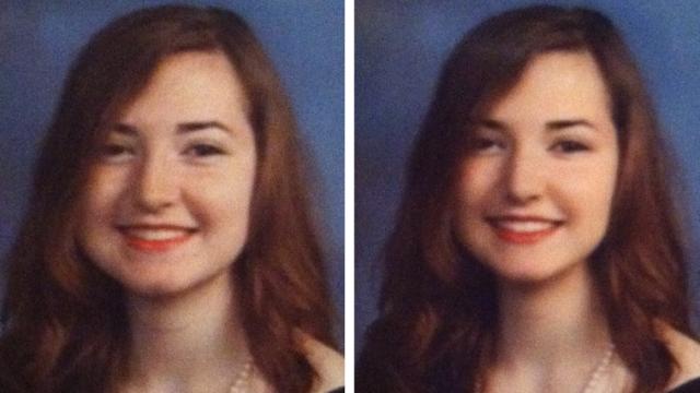 High School Yearbook Photoshops Girl’s Face Beyond Recognition