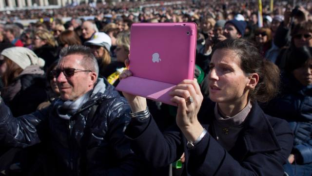 Ugh, Look At All These Chumps Using Cameras Even Bigger Than iPads