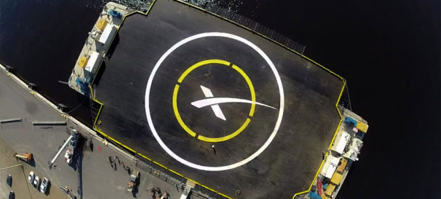 SpaceX Rocket Makes Crash Landing On A Drone Barge
