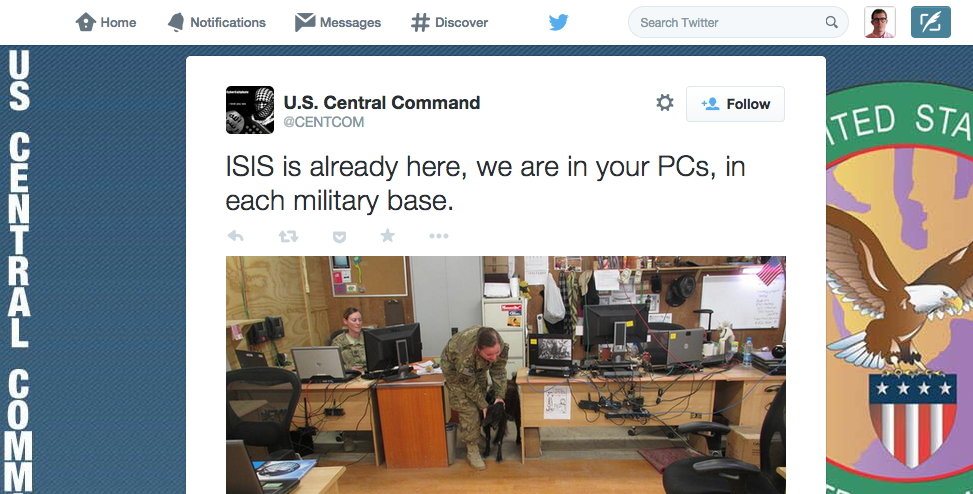 Someone Claiming To Be ISIS Hacked CENTCOM, Leaks Docs Online