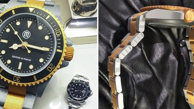 This Cheap 3D-Printed Rolex Would Be Perfect For Spendthrift Giants