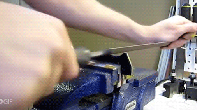Relax With This Timelapse Of A Guy Making A Knife With Everyday Tools