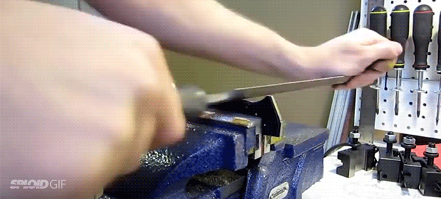 Relax With This Timelapse Of A Guy Making A Knife With Everyday Tools