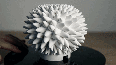 Mind-Melting Animations Made From 3D-Printed Fibonacci Sculptures 
