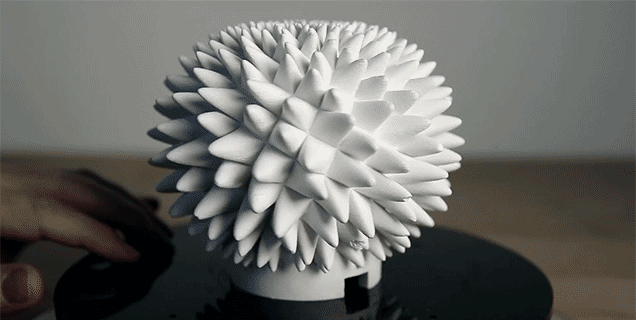 Mind-Melting Animations Made From 3D-Printed Fibonacci Sculptures 
