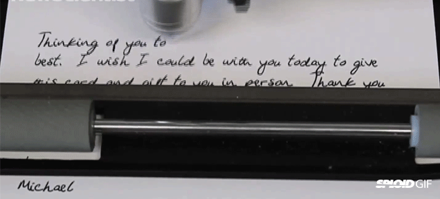 Calligraphic Robot Imitates Your Handwriting Using A Fountain Pen