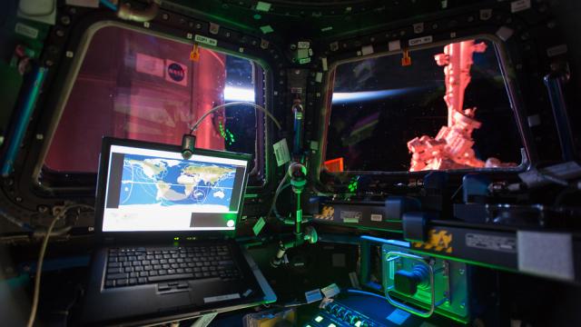The ISS’ Work Station Puts Your Home Office To Shame