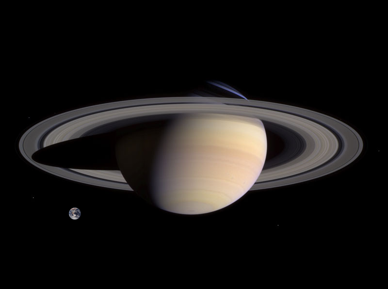 Impressive Image Of Earth Surrounded By Saturn’s Rings