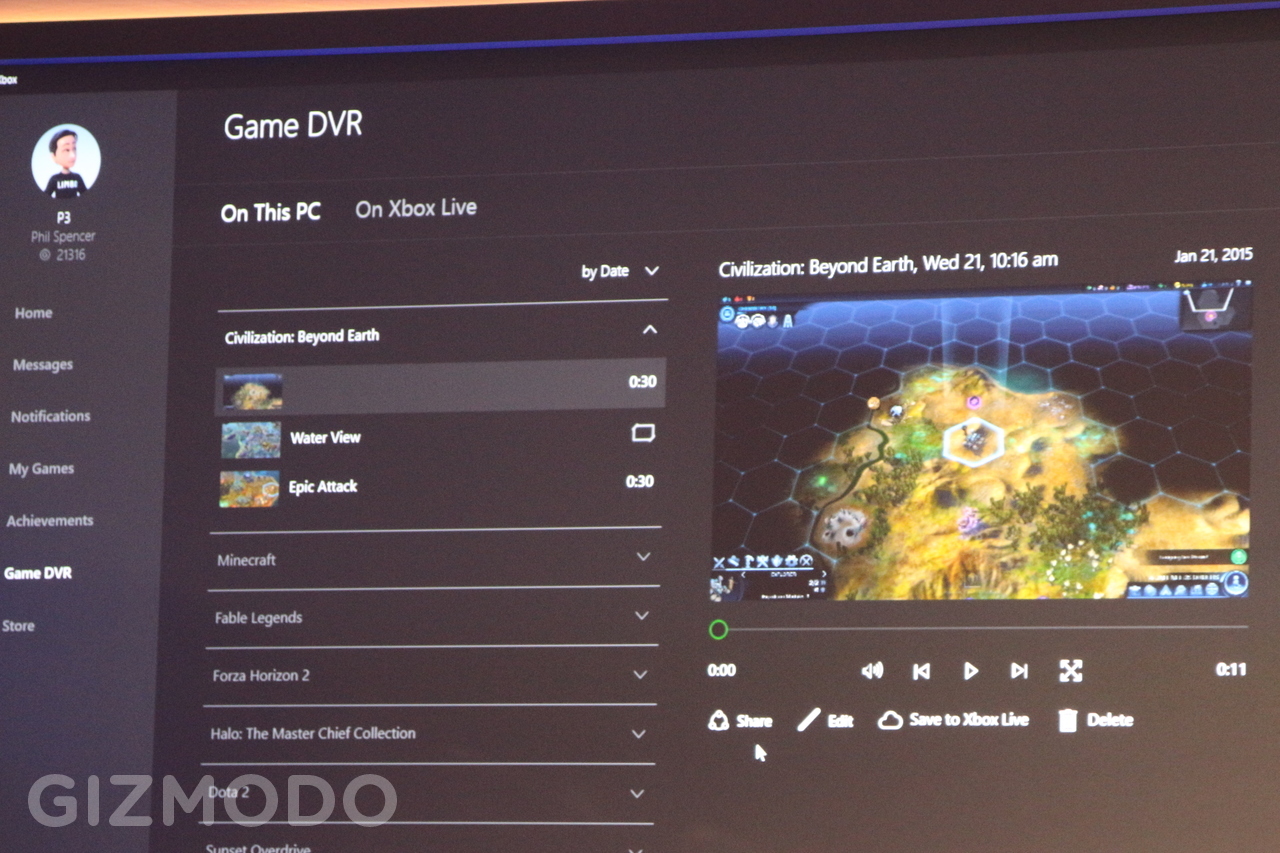 Microsoft’s New Xbox App Brings Game DVR And Chat To Your PC