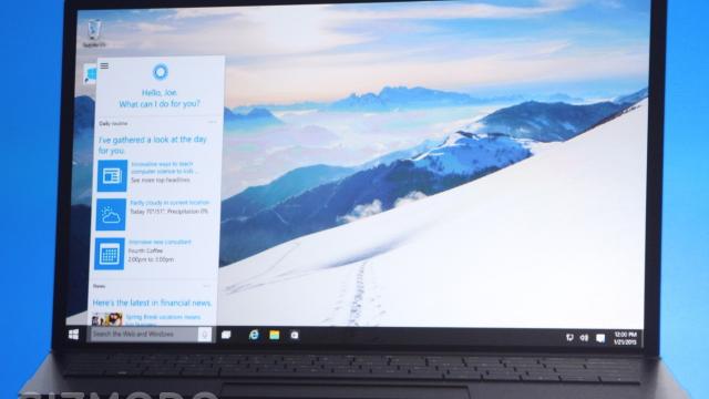 Windows 10 Has Cortana Voice Commands Baked Into Every Cranny