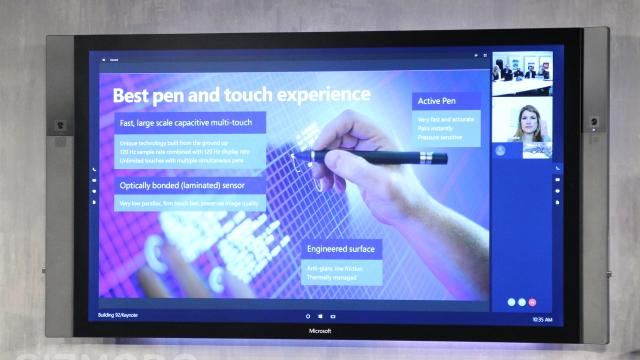 Microsoft Surface Hub: An 84-Inch 4K Do-It-All Display