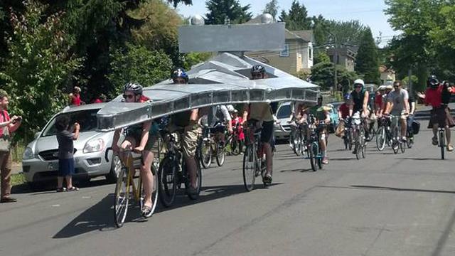 Someone Is Giving Away This Bike-Powered Star Destroyer On Craigslist