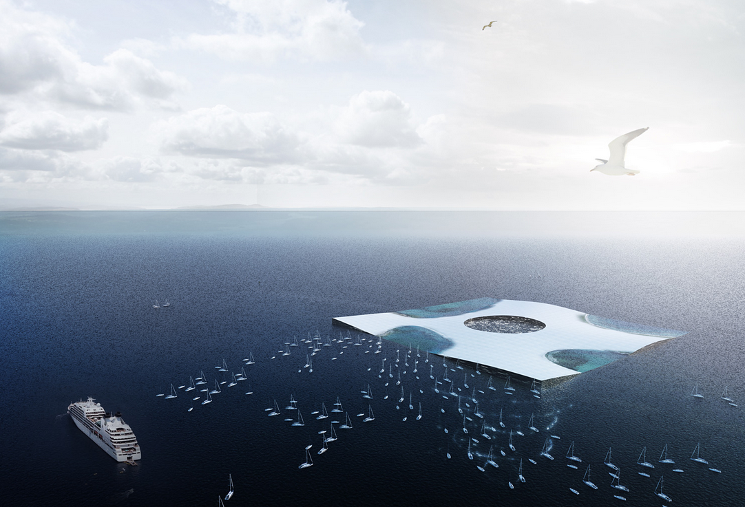 A Floating Artificial Reef Would Let You Walk Down Into The Ocean Deep