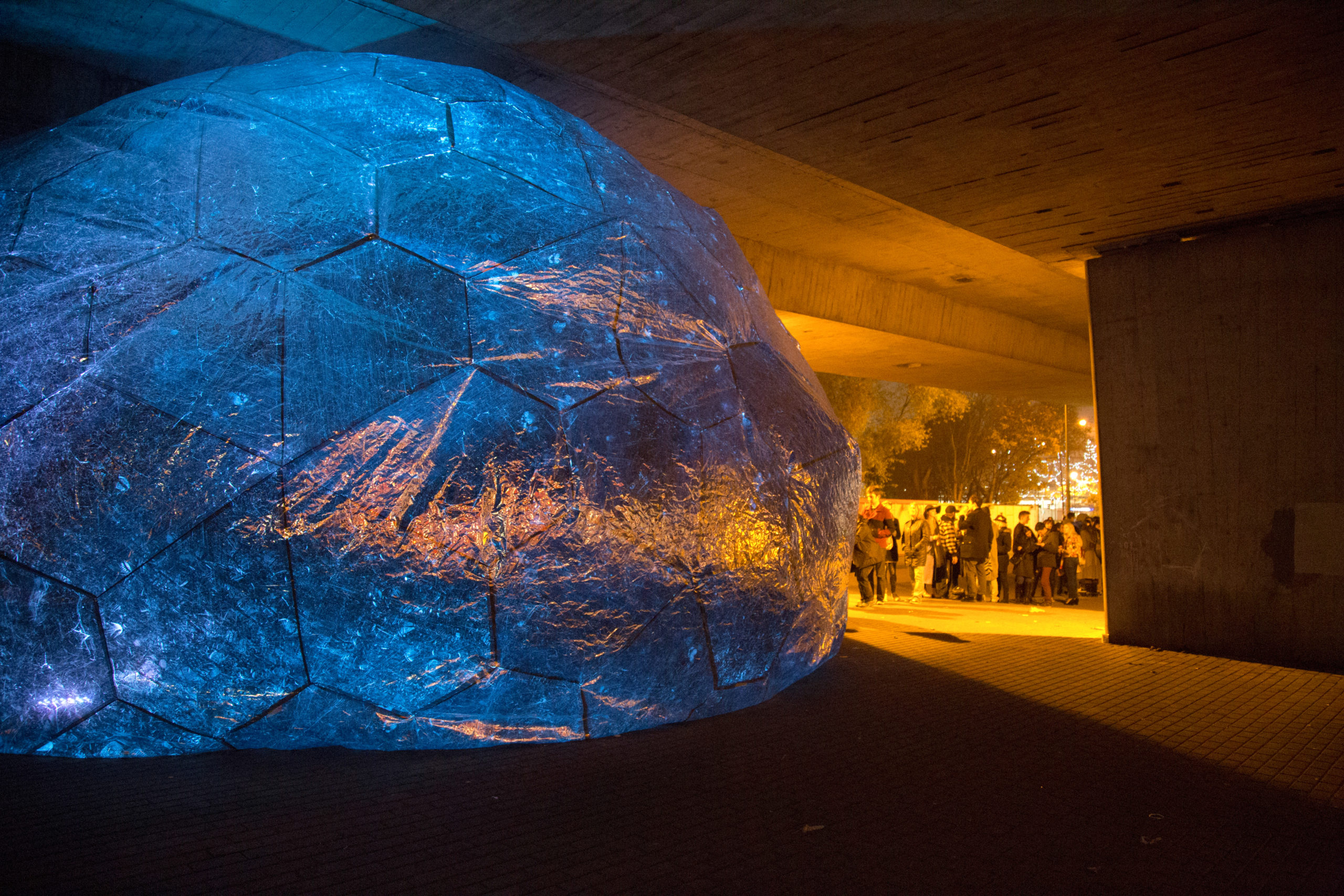 An Inflatable Planetarium Where You Can Climb Into The Night Sky 