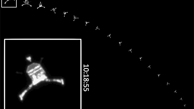 Awesome New Image Sequence Of Rosetta’s Lander Descending To The Comet
