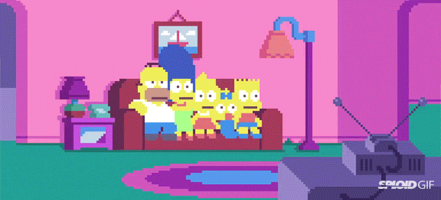Watch The Simpsons Couch Gag Get Recreated In Glorious Pixel Animation