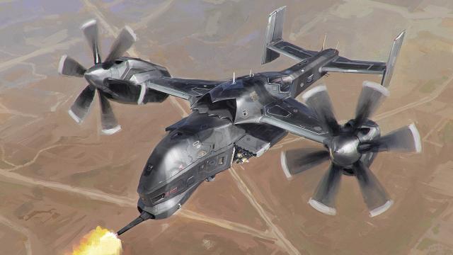 Expect This Kind Of Giant Drone Gunship In The Next Decade