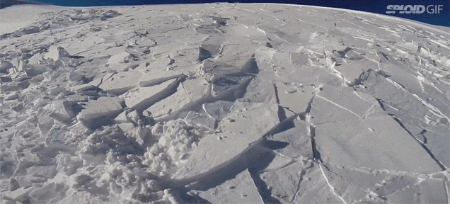 Seeing An Avalanche Form Right Before Your Eyes Is Absolutely Terrifying