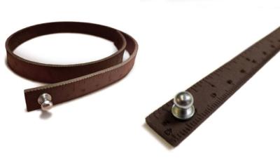 This Handsome Bracelet Unrolls Into A Ruler 
