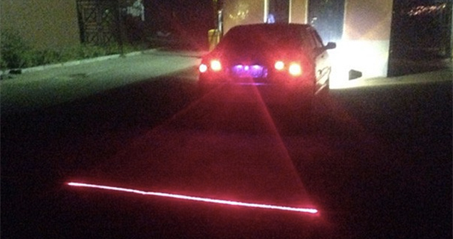 A Car Bumper Laser Helps Prevent Rear-End Collisions In Fog