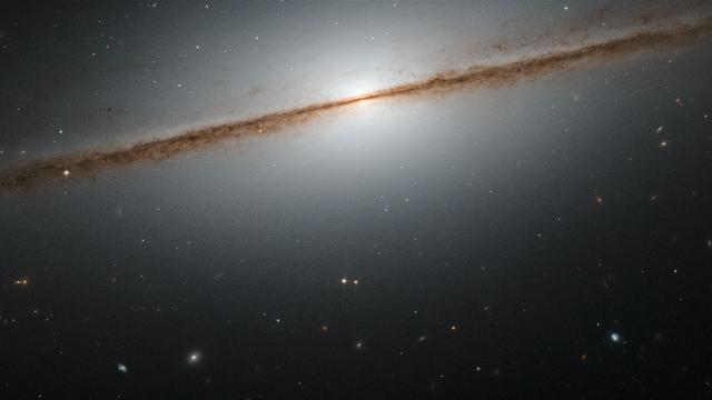 This Is What A Spiral Galaxy Looks Like Side-On