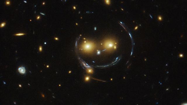 This Is What A Gravitational Lens Looks Like