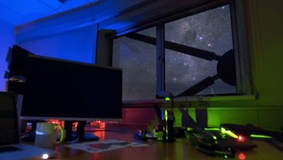 Imagine Your Workstation Had This View Of The Galaxy