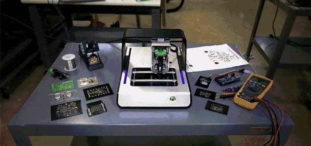 This Printer Churns Out Complex Double-Layered Circuit Boards