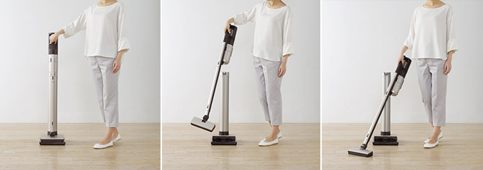 When You’re Not Cleaning, This Self-Standing Vac Is Also An Air Purifier