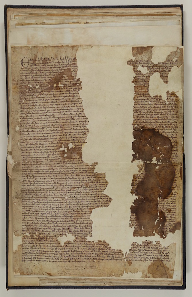 Original Copy Of The Magna Carta Found In Forgotten Old Scrapbook 