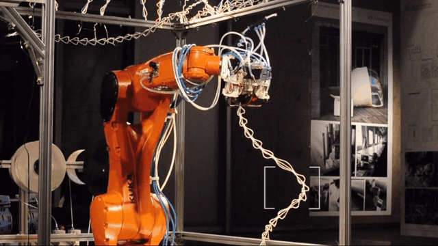 This Incredible Robotic Arm Prints Plastic Like A Spider Makes Silk