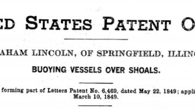 Abe Lincoln Holds The Only (And Weirdest) Presidential Patent