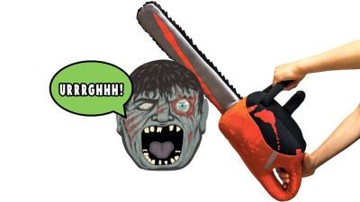 A Soft, Stuffed Chainsaw Takes Pillow Fights To A Whole New Level