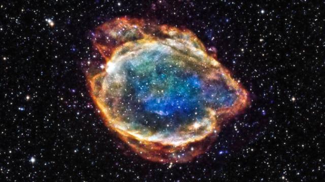 The Remnants Of An Exploding Star Is Beautiful Outer Space Chaos