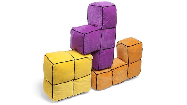 Giant 3D Tetris Cushions Are The Perfect Fort-Building Tool