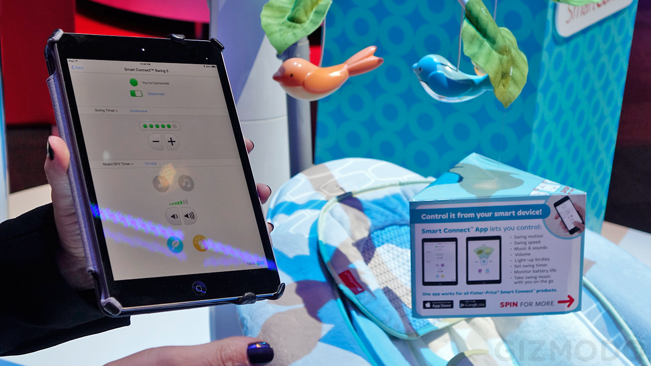 This Cradle Lets You Remotely Rock Your Baby To Sleep From Your Phone