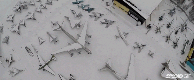 Cool Drone Footage Of Russia’s Air Force Museum Is Heaven For Planes
