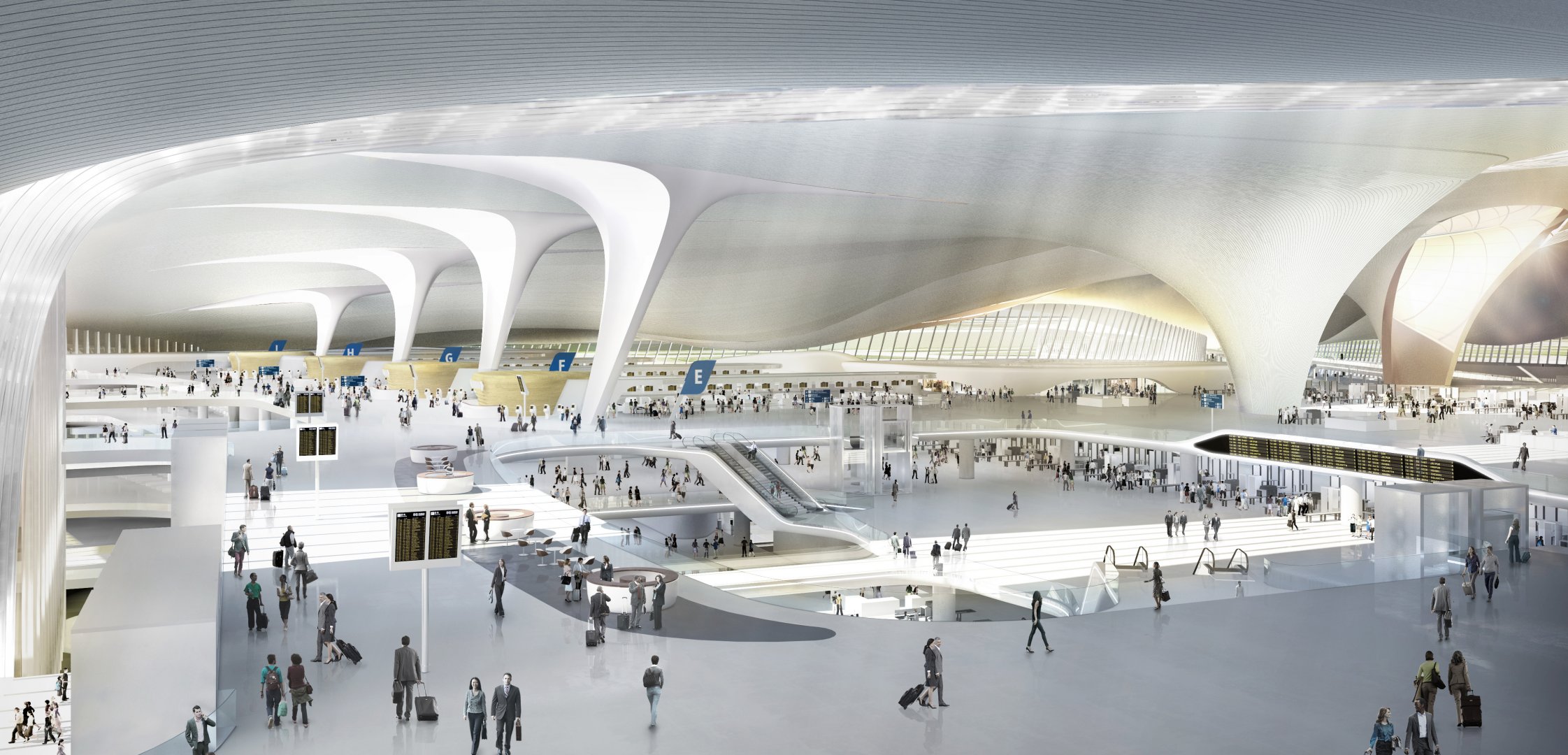 Beijing’s New Airport Terminal Looks More Like A Gigantic Spaceport