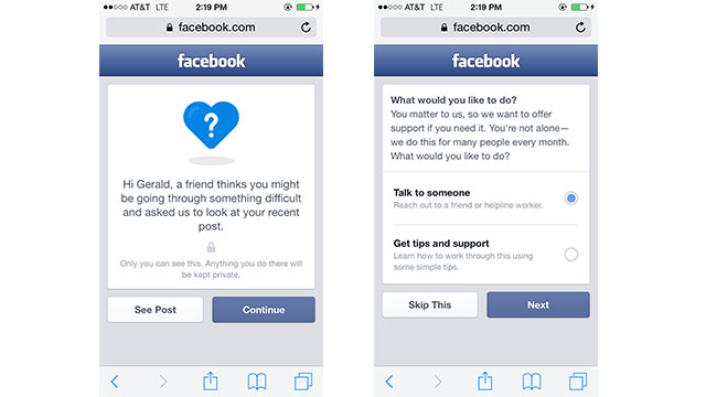 Facebook’s New Suicide Prevention Tools Finally Get It Right