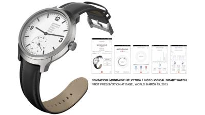 You’d Never Know This Stylish Helvetica Watch Is A Fitness Tracker