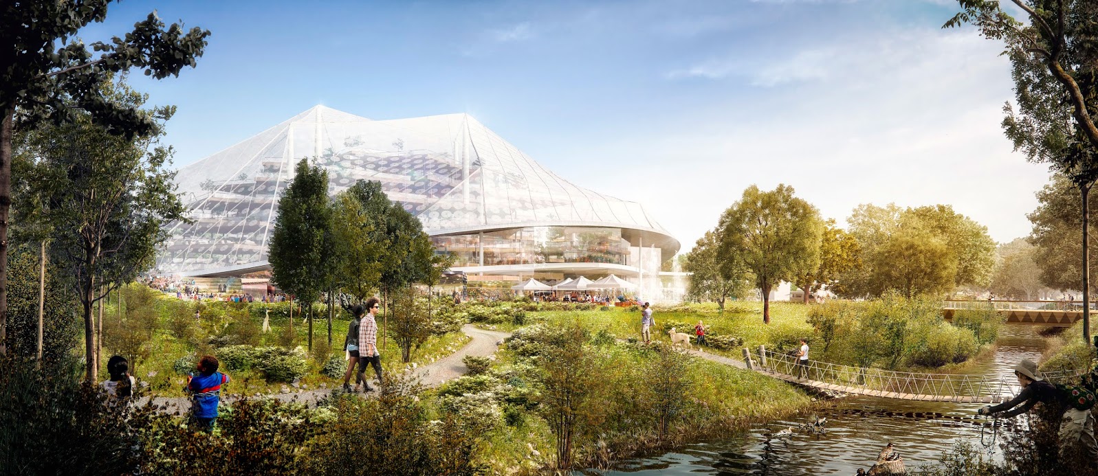 Google’s Crazy New Campus Will Be Covered In Giant Canopied Domes
