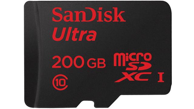 SanDisk Squeezes 200GB Into A Tiny MicroSD Card