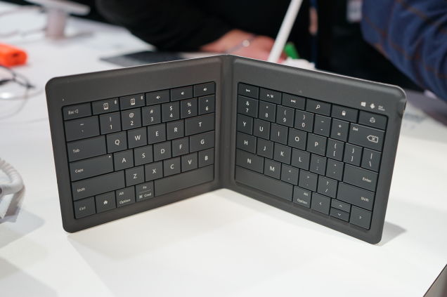 Microsoft’s Folding Keyboard For iOS And Android Is A Razor-Thin Beauty