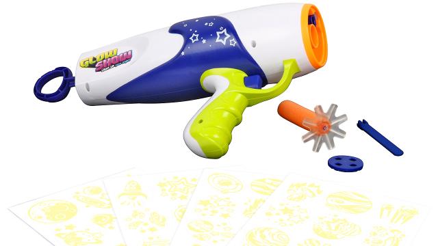 A Dart Blaster Is The Best Way To Put Glowing Star Stickers On A Ceiling